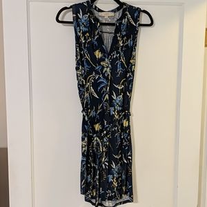 Blue Floral Loft Dress